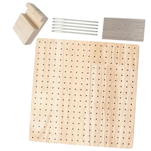 DOITOOL 1 Satz Holz Brett zum Blockieren für Stricken und Häkeln DIY Blocking Board für Handgefertigte Projekte Einfach zu Bedienen und Sicherem Holz Gefertigt von DOITOOL