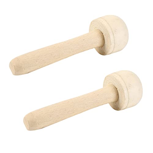 DOITOOL 1 Satz Holz Pilz Roller Für Drucktechnik Kunstbedarf Für Druck Und Ink Rubbing Langlebig Und Benutzerfreundlich Für DIY Projekte 2 Stück von DOITOOL