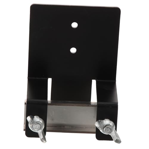 DOITOOL 1 Satz Matratzenhalter Riemen Bodenschutz für Möbelbeine Mini-Halterung Möbelsteiger spannbettlaken Halter matratzenstopper Bettwäschehalter Matratzenfixierer Stahlplatte Black von DOITOOL