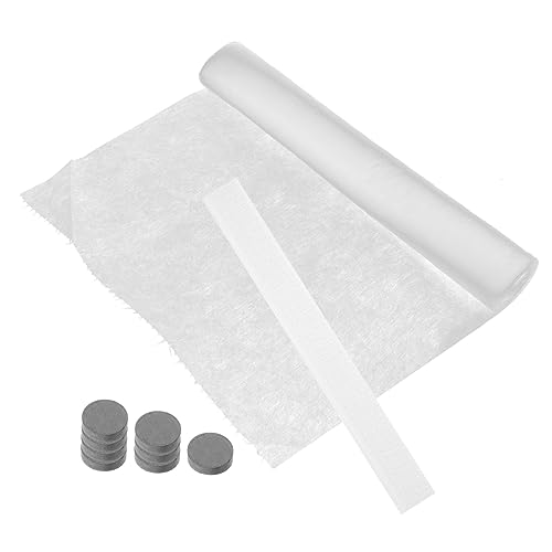 DOITOOL 1 Satz Ölabsorbierendes Filterpapier für Dunstabzugshaube Hochtemperaturbeständig Selbstklebend mit Magnet und Küchenfilter für Ölverschmutzung von DOITOOL