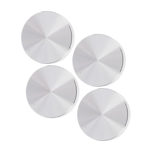 DOITOOL Metall-kreisscheibenadapter Für Glastische 4 Stück Aluminiumlegierung Runde Scheibenadapter Für Vitrinen Teetische 30 * von DOITOOL