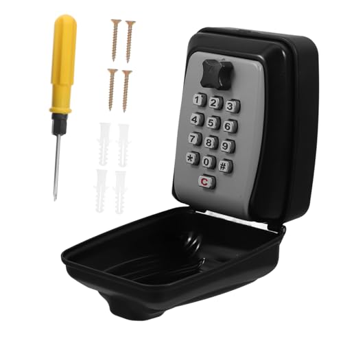 DOITOOL 1 Satz Schlüsselkasten für draußen Key Lockbox Plastik Grau DOITOOL 1 Satz Schlüsselkasten für draußen Key Lockbox Plastik Grau von DOITOOL