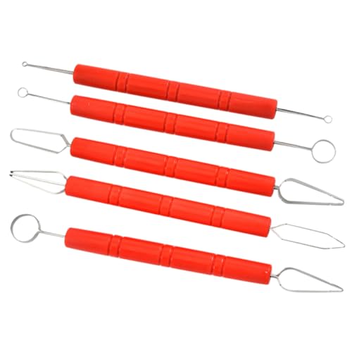DOITOOL 1 Satz Schnitz Messer Set Töpferwerkzeug Modellieren Töpferei Bildhauerei Carving Keramik Tonschnitzerei Für Modelliermasse Cutter Tonformwerkzeuge Skulpturenwerkzeug Abs 5 Stück von DOITOOL