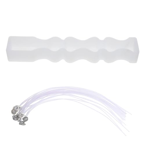 DOITOOL 1 Satz Silicone Kerzenform Diy Silikonform für Handgemachte Kerzen Langlebig und Wiederverwendbar für Herstellung von Paraffin und Bienenwachskerzen von DOITOOL