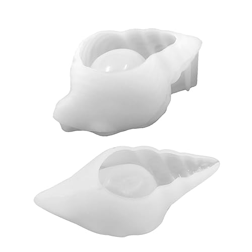 DOITOOL 1 Satz Silikonform Für Epoxidharz Conch Förmige Aufbewahrungsbox Diy Handgemachte Gießform Für Kreative Bastelprojekte Zuhause 2 Stück von DOITOOL