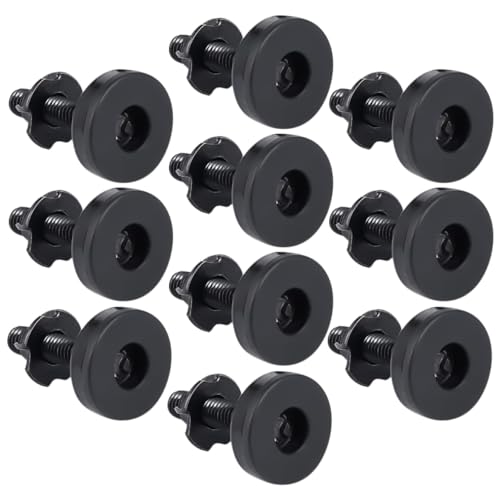 DOITOOL 1 Satz Sofabeine Einstellbar Abs Monitor Brötchen Fuß Unterstützung Nivellierfüße Verstellbar Auto Rahmen Zubehör Möbelsteiger Stuhlmatte Möbelbeine Couch Beine Futon Black Pp 10st von DOITOOL