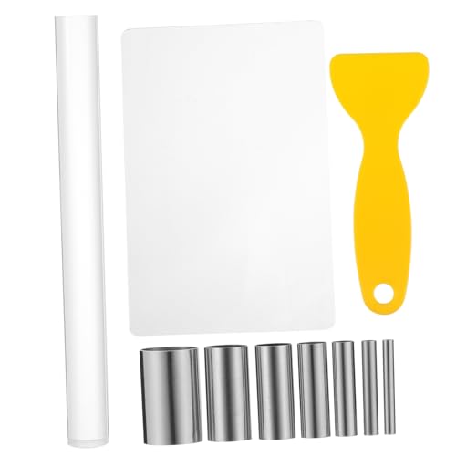 DOITOOL 1 Satz Teiliges Tonmodellierwerkzeug mit Schneidewerkzeug Acrylplatte und Schaber für Töpferarbeiten und Kreative Bastelprojekte von DOITOOL