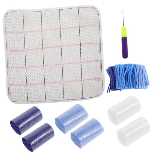 DOITOOL 1 Satz Teppich-Set verriegeln UV klein Filzsets für Anfänger Bausatz Teppich Muster kissenbezüge teppiche tapeziertisch Knüpfhaken-Garn-Handwerk Knüpfhaken-Sets für Stoff DOITOOL 1 Satz Teppich-Set verriegeln UV klein Filzsets für Anfänger Bausatz Teppich Muster kissenbezüge teppiche tapeziertisch Knüpfhaken-Garn-Handwerk Knüpfhaken-Sets für Stoff von DOITOOL
