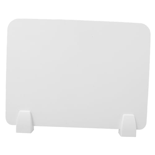 DOITOOL 1 Satz Tischplatte Klassenzimmer für Privatsphäre Student Schreibtischteiler Selbststehende Hustenschutzplatte Nies-Trennwand Desktop-Schutzplatine Plastik Weiß von DOITOOL