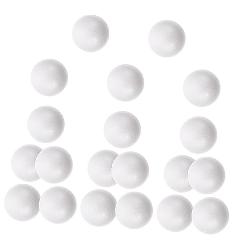 DOITOOL 1 Satz Weihnachtliche Schaumstoff Kugeln DIY Weihnachtsbaumschmuck Bastelmaterial Für Kreative Projekte Und Für Weihnachtsfeiern Und Bastelideen 20 Stück von DOITOOL