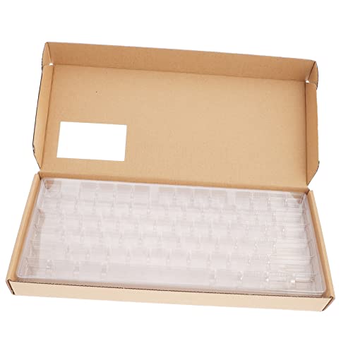 DOITOOL 1 Set Box Keycap Box Organizer Keycaps Keycap Halter Case Keycap Keycap Organizer Keyboard Cap Organizer Keycap Aufbewahrungskoffer Keycap Stotage Keycap Case Kraftpapier Orange von DOITOOL