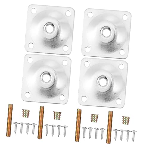 DOITOOL Möbelbeinpolster - 1 Packung Sofa-fußmatten Quadratische Eisenpolster Für Tischbeine von DOITOOL
