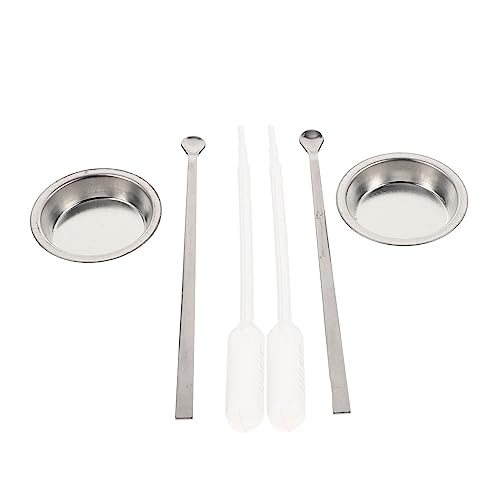 DOITOOL 1 Set Modellmalerei Airbrush Tablett Farbrührer Pipette Mischen Kleine Tropfer Modelle Kunstwerkzeuge Malpipette Modellzubehör Farbpipette Malrührer Legierung Wiederverwendbar von DOITOOL