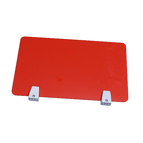 DOITOOL 1 Stück Acryl-Trennwand Büropartition Schild für den Testtisch im Klassenzimmer Desktop-Partitionsplatte Schreibtisch-Trennwand Partitionsbarriere -Panel von DOITOOL