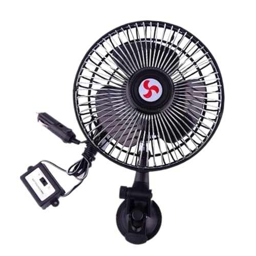 DOITOOL 1 Stück Auto Kühlventilator mit Saugnapf für Fahrzeug Innenraum Leiser Betrieb Verstellbarer Einfache Installation für Autos und Wohnmobile DOITOOL 1 Stück Auto Kühlventilator mit Saugnapf für Fahrzeug Innenraum Leiser Betrieb Verstellbarer Einfache Installation für Autos und Wohnmobile von DOITOOL