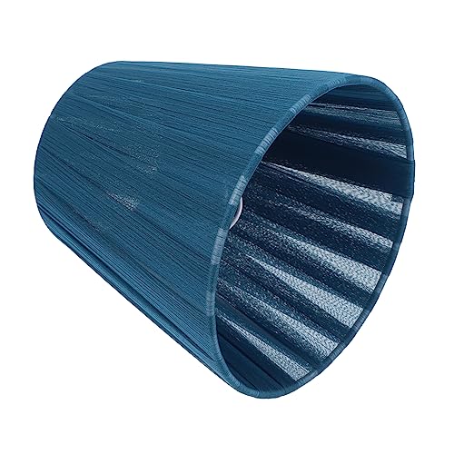 DOITOOL Lampenschirm Stoff Blau Nordic Barrel Kleine Lampe Abdeckung Clip Blase Design Geeignet für Tischlampe Kronleuchter Wand und Deckenlampe Dekorativ für Wohnzimmer und Schlafzimmer von DOITOOL