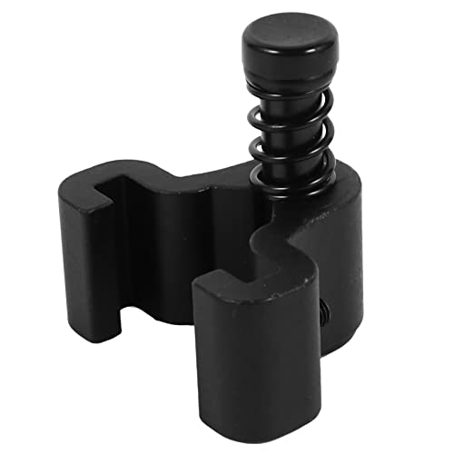 DOITOOL Scheunentorstopper Führungsschiene 1 Führungshardware Accessor Stopper Schwarzes Türschiebeplatten-Kit Verstellbare Bodenschiene Zubehör Bodenteile Stopper Für Schiebetürstopper von DOITOOL