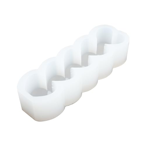 DOITOOL 1 Stück Herz Silikonform für Kerzen Diy Kuchen Schokolade Pudding Jelly und Eiswürfel Wiederverwendbare Backform für Kreative Bastelprojekte und Besondere Anlässe von DOITOOL