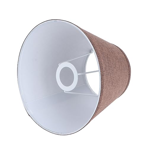 DOITOOL 1 Stück Kaffeebrauner Lampenschirm für Lampensockel Stilvolles Lampenzubehör für Schlafzimmer Tischlampen Nachttischlampen und von DOITOOL