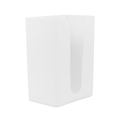 DOITOOL 1 Stück Karton Tissue-Box Taschentuchspender Zur Wandmontage Wandtuchstange Selbstklebende Toilette Servietten-Organizer Kosmetiktücher Plastik Weiß Papiertücher Japanischer Stil von DOITOOL