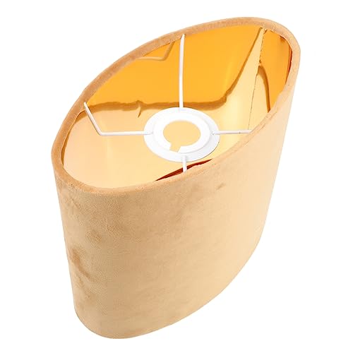 Schlichter Lampenschirm Für Tischlampe Eleganter Ovaler Lampenschirm Stofflampenschirm von DOITOOL