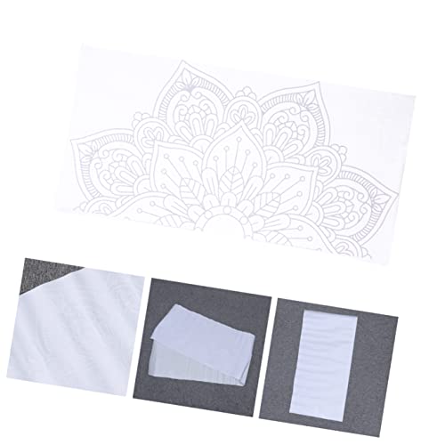 DOITOOL 1 Stück Mandala Aufkleber Hause Pvc Muster Schlafzimmer Für Blumenmöbel Wand Wohnzimmer Weiß Entfernbare Aufkleber Aufkleber Aufkleber Weiß Zimmer von DOITOOL