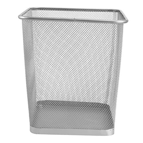 DOITOOL 1 Stück Metallischer Abfalleimer Kleiner Eckiger Mülleimer Silber Rostfrei Deckel für Büro Küche Kinderzimmer und Wohnräume DOITOOL 1 Stück Metallischer Abfalleimer Kleiner Eckiger Mülleimer Silber Rostfrei Deckel für Büro Küche Kinderzimmer und Wohnräume von DOITOOL
