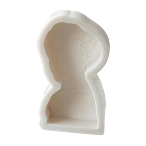 DOITOOL 1 Stück Silikonform für Kekse Seifen Kerzen Diy Gießform Portrait Design Langlebig und Flexibel für Kreative Handwerksprojekte von DOITOOL