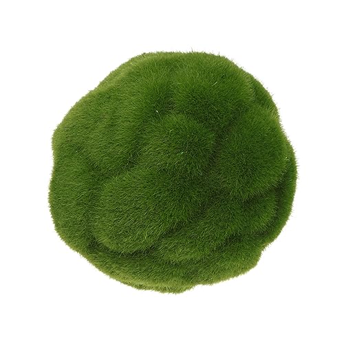 DOITOOL 1 Stück Simulierter Moosball Gefälscht Moos Handwerk Künstliche Pflanzen Im Freien Moos Für Terrarien Mooskugeln Grüne Kugeln Falsches Moos Bonsai-Stein Moosiger Stein Schaum Green von DOITOOL