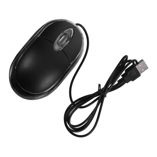 DOITOOL Optische USB- Für Büro Und Pc DPI Büromaus Mit Kabelgebundener Verbindung Ergonomisches Design Für Desktop Und Laptop Schwarz von DOITOOL