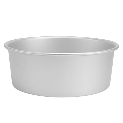 DOITOOL 1 x Kuchenform, 20,3 cm, rund, tragbar, eloxiertes Aluminium, Kuchen-Backform, abnehmbarer Boden, Backform für Kuchen, Kuchenofen (Silber). von DOITOOL