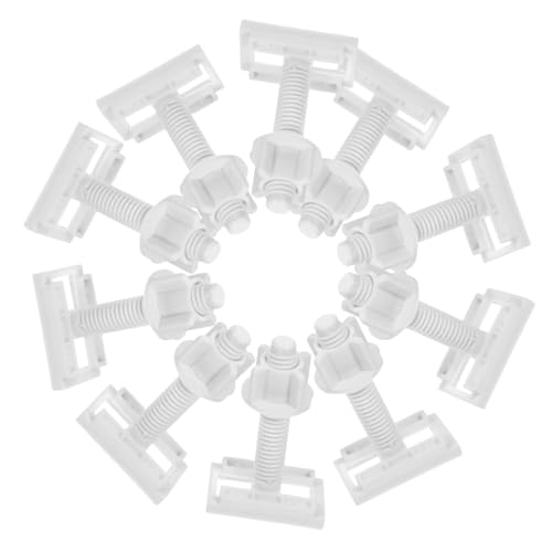 DOITOOL 10 Sätze Wc-sitz Befestigungsbolzen aus Robustem Kunststoff Toilette Schrauben Präzise Montage und Einfachen Austausch Kompatibel mit Diversen Modellen Geräuscharm und Langlebig DOITOOL 10 Sätze Wc-sitz Befestigungsbolzen aus Robustem Kunststoff Toilette Schrauben Präzise Montage und Einfachen Austausch Kompatibel mit Diversen Modellen Geräuscharm und Langlebig von DOITOOL