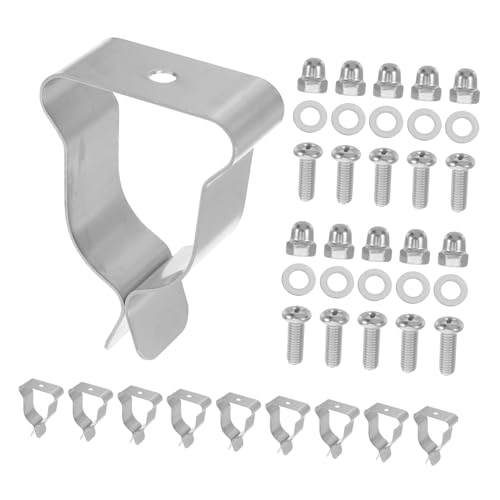 DOITOOL 10 Stück Fensterbrunnenabdeckung Clips Federklammern für Installation von Fensterabdeckungen Wohn und Gewerbegebäuden Langlebige Materialien Einfache und Schnelle Montage Hohe von DOITOOL