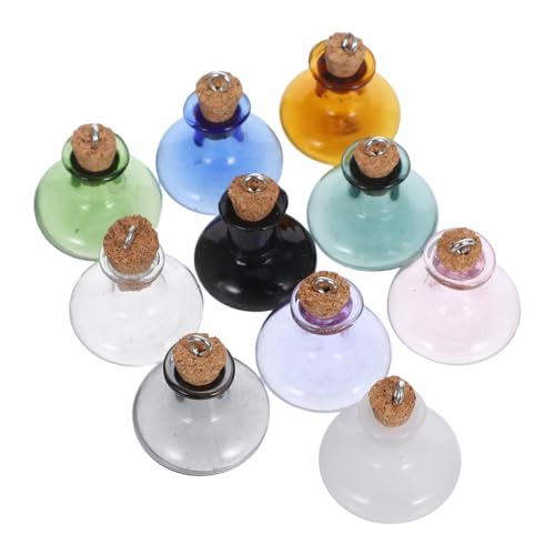 DOITOOL 10 Stück Mini Glasflaschen mit Korkstopfen Farben Kleine Botschaftsflaschen für DIY Handwerksdekoration für Hochzeiten und Geburtstagsfeiern DOITOOL 10 Stück Mini Glasflaschen mit Korkstopfen Farben Kleine Botschaftsflaschen für DIY Handwerksdekoration für Hochzeiten und Geburtstagsfeiern von DOITOOL