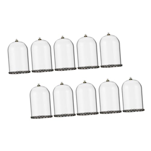 DOITOOL 10 Stück Miniature Glasglocken Pendants Klare Wunschröhren für DIY Schmuck Dekorative Glasfläschchen für Bastelarbeiten Wohnkultur Transparente Mini Glasbehälter DOITOOL 10 Stück Miniature Glasglocken Pendants Klare Wunschröhren für DIY Schmuck Dekorative Glasfläschchen für Bastelarbeiten Wohnkultur Transparente Mini Glasbehälter von DOITOOL