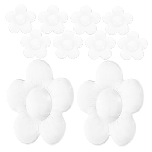 DOITOOL 10 Stück Selbstklebende Türpuffer und Wandstopper Transparent PU Türanschlagdämpfer mit Blütenform Geräuschdämpfung und Möbel und Wandschutz DOITOOL 10 Stück Selbstklebende Türpuffer und Wandstopper Transparent PU Türanschlagdämpfer mit Blütenform Geräuschdämpfung und Möbel und Wandschutz von DOITOOL
