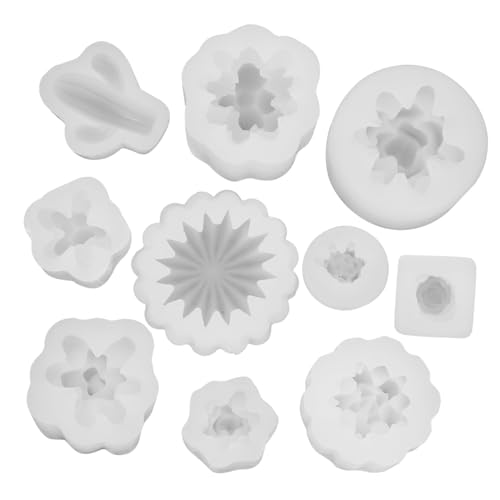 DOITOOL 10 Stück Silikonform für Duftkerzen DIY Sukkulenten Kerzenform Flexible und Wiederverwendbare Gießform für Kreative Handarbeiten Lebensmittelechtes Silikon für Kerzen Seifen und DOITOOL 10 Stück Silikonform für Duftkerzen DIY Sukkulenten Kerzenform Flexible und Wiederverwendbare Gießform für Kreative Handarbeiten Lebensmittelechtes Silikon für Kerzen Seifen und von DOITOOL