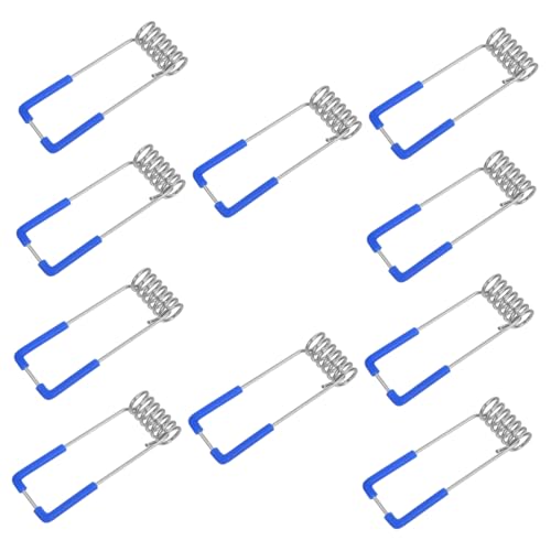 DOITOOL 10 Stück Teiliges Federclips für Einbauleuchten Federspannklammern zur Lampenbefestigung Robuste Deckenclips für LED Downlights Einfache Montage Vielseitig Einsetzbar in Wohn und von DOITOOL