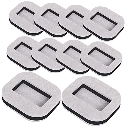 DOITOOL 10 Stück Teiliges Filzuntersetzer für Möbel Bodenschoner für Stühle und Sofas rutschfeste Caster Cups zum Schutz von Holzfußböden Vibrations Funktion für Stabilität DOITOOL 10 Stück Teiliges Filzuntersetzer für Möbel Bodenschoner für Stühle und Sofas rutschfeste Caster Cups zum Schutz von Holzfußböden Vibrations Funktion für Stabilität von DOITOOL