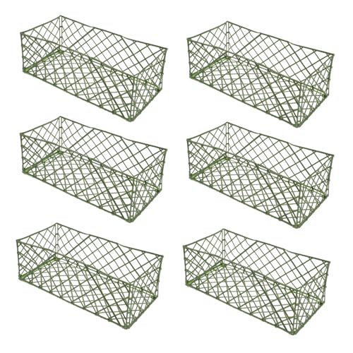 DOITOOL 10 Stück Teiliges Grünes Blumenerde Fixiernetz Rechteckiger Kunststoffrahmen für Blumenarrangements Vielseitig Einsetzbar zur Sicheren Befestigung von Frischen und Künstlichen DOITOOL 10 Stück Teiliges Grünes Blumenerde Fixiernetz Rechteckiger Kunststoffrahmen für Blumenarrangements Vielseitig Einsetzbar zur Sicheren Befestigung von Frischen und Künstlichen von DOITOOL