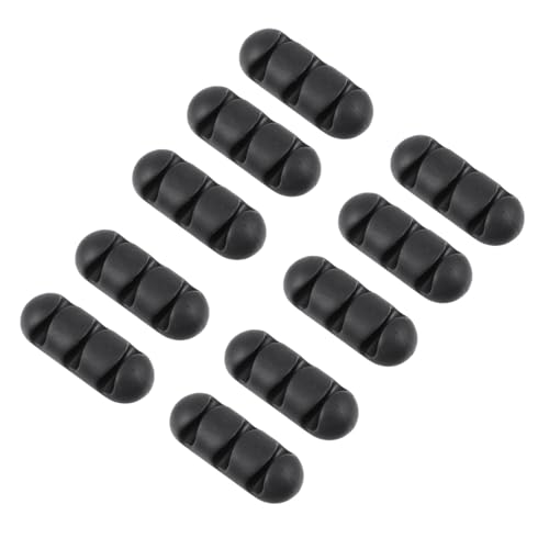 DOITOOL 10 Stück Teiliges Kabelclip Robustem Tpr Fach Kabelhalter Flexibler Kabelorganizer für Schreibtisch Geeignet zur Ordentlichen Führung von USB Audiokabeln DOITOOL 10 Stück Teiliges Kabelclip Robustem Tpr Fach Kabelhalter Flexibler Kabelorganizer für Schreibtisch Geeignet zur Ordentlichen Führung von USB Audiokabeln von DOITOOL