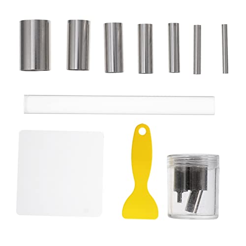 DOITOOL 10stücke Tonroller-schaber-Set Mit Töpferrolle Und Töpferschneider Töpferschaber Und Töpferwerkzeug Für Keramikton Papierblumen Kuchen Brotteig Kerzen Und Mehr Verformungs von DOITOOL