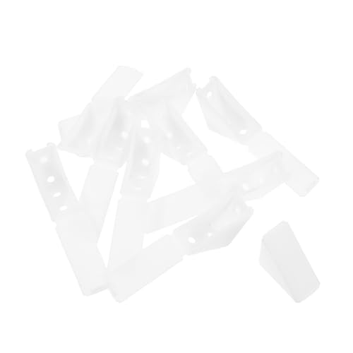 DOITOOL 10 Stück Teiliges Kunststoff nylon Winkelverbinder für Möbel Küchen Kleiderschränke Stabile Eckverbindungen Einfach zu Montieren Einsetzbar von DOITOOL