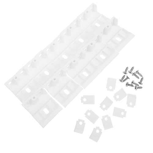 DOITOOL 10 Stück Teiliges Langlebiger für Plissee Faltjalousien Tragfähige Halterung zur Stabilen Befestigung von Vorhängen Einfache DIY montage ohne Bohren DOITOOL 10 Stück Teiliges Langlebiger für Plissee Faltjalousien Tragfähige Halterung zur Stabilen Befestigung von Vorhängen Einfache DIY montage ohne Bohren von DOITOOL
