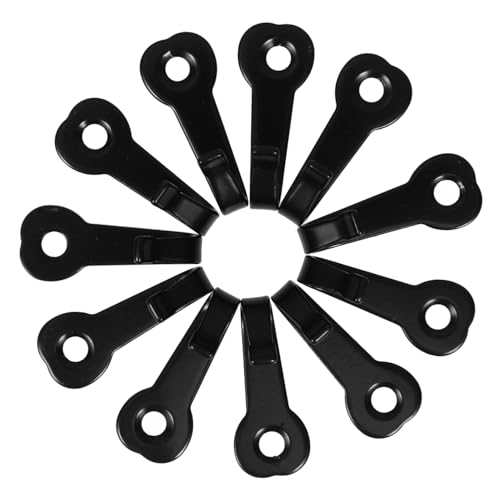 DOITOOL 10 Stück Teiliges Metall Wandhaken Robuste Aufhängehaken für Bad Küche Schlafzimmer mit Elegantem Schutzlack Mit Montagematerial für Einfache Installation zur Platzsparenden von DOITOOL