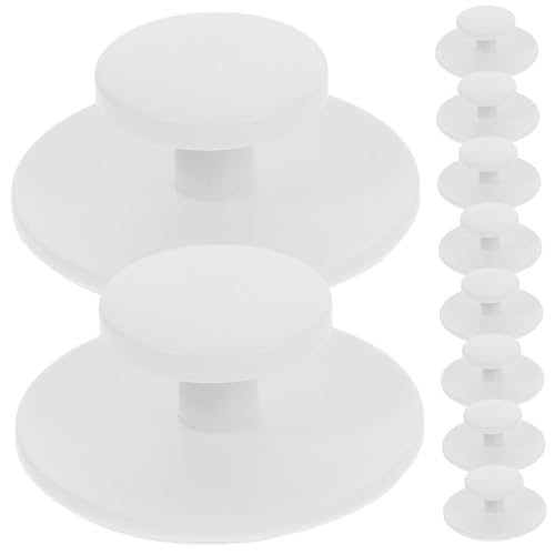 DOITOOL 10 Stück Teiliges Runde Selbstklebende Möbelgriffe Kindersichere Ergonomische Schrankknöpfe in Weiß Pflegeleicht Minimalistisches Design für Schränke Fenster Sicherheitstüren DOITOOL 10 Stück Teiliges Runde Selbstklebende Möbelgriffe Kindersichere Ergonomische Schrankknöpfe in Weiß Pflegeleicht Minimalistisches Design für Schränke Fenster Sicherheitstüren von DOITOOL