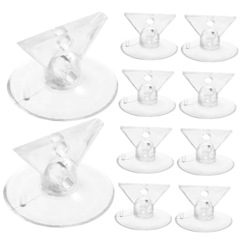 DOITOOL 10 Stück Teiliges Saugnapf glühbirnenwechsler Transparent Leichtes Werkzeug zum Entfernen und Wechseln von LED Mini recessed lampen für Deckenlampen und Dunstabzugshauben von DOITOOL