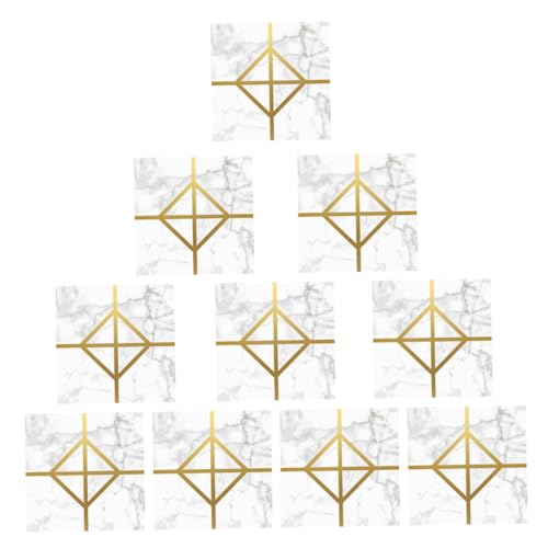 DOITOOL 10 Stück Teiliges Selbstklebende Wasserdichte Fliesenaufkleber aus Modernes Marmor design mit Kupferlinien Einfache DIY wand Boden dekoration für Bad Küche und Wohnzimmer DOITOOL 10 Stück Teiliges Selbstklebende Wasserdichte Fliesenaufkleber aus Modernes Marmor design mit Kupferlinien Einfache DIY wand Boden dekoration für Bad Küche und Wohnzimmer von DOITOOL