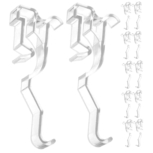 DOITOOL 10 Stück Teiliges Transparente Fensterrollo Clips Kunststoff Blendenhalter für Jalousien Unsichtbare Ersatzteile für Horizontale Lamellen Einfach zu Justieren und Pflegeleicht DOITOOL 10 Stück Teiliges Transparente Fensterrollo Clips Kunststoff Blendenhalter für Jalousien Unsichtbare Ersatzteile für Horizontale Lamellen Einfach zu Justieren und Pflegeleicht von DOITOOL