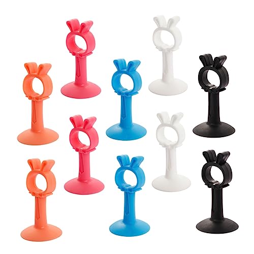 DOITOOL 10 Stück Teiliges Türstopper aus Silikon Punch Türhalter mit Starkem Saugnapf Schützender Wandpuffer und Kratzfest Geeignet für Wohnraum und Babysicherheit DOITOOL 10 Stück Teiliges Türstopper aus Silikon Punch Türhalter mit Starkem Saugnapf Schützender Wandpuffer und Kratzfest Geeignet für Wohnraum und Babysicherheit von DOITOOL